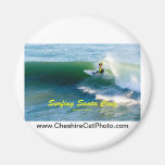 Surfing Santa Cruz California Products Fridge Magnet