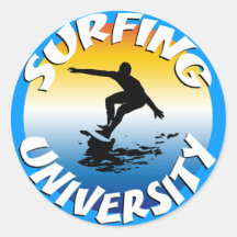 Surfing Sticker