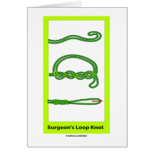 Surgeon's Loop Knot Greeting Card