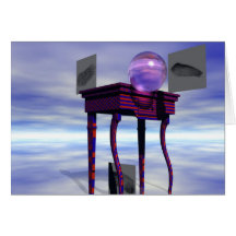 surreal art card