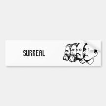 SURREAL bumper sticker