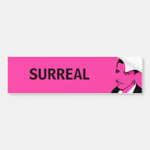 SURREAL bumper sticker