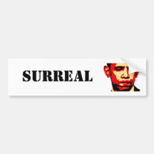 SURREAL bumper sticker