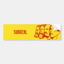 SURREAL bumper sticker