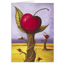 Surreal Cherry Tree Cards