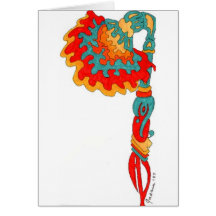 Surreal Flower Greeting Cards
