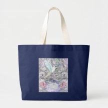 Surrealistic Rainforest Canvas Bag