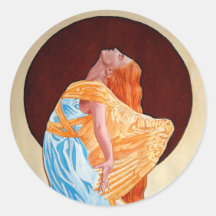Surrender Round Sticker