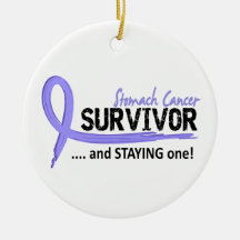 Survivor 8 Stomach Cancer Ornament