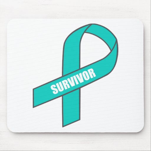 Survivor (Teal Ribbon) Mousepad