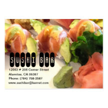 Sushi Bar Business Card