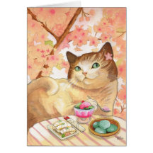 SushiCat Dessert First Cards