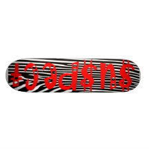suspect Zebra model Skateboard Deck