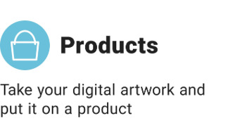 Take your digital artwork and put it on a product