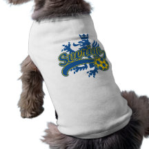 Sverige Soccer Doggie Tee