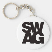 Swag - Black Keychain