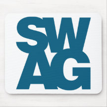 Swag - Blue Mouse Mat