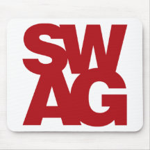 Swag - Red Mouse Mat