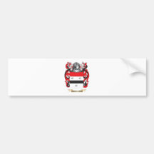 Swallow Coat of Arms (Family Crest) Bumper Sticker