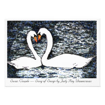 Swan Couple -- Song of Songs Invitation