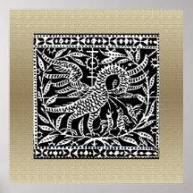 Swan Lace Poster