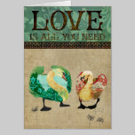 Swanky Swans   Love Greeting Card cards