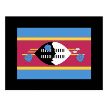 Swaziland Flag Postcards