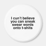 Swear words fridge magnets