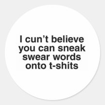 Swear words stickers