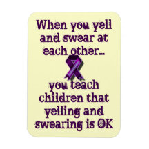 Swearing is OK Rectangular Magnet