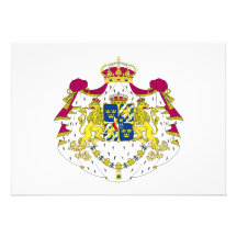 Sweden -  Coat of Arms Invitation