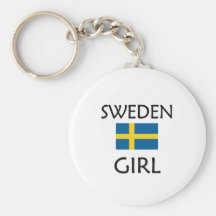 SWEDEN GIRL KEYCHAIN