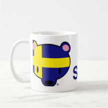 Sweden kuma-chan mug