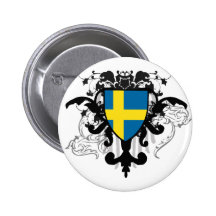 Sweden Pinback Button