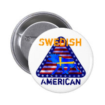 Swedish-American Moose Pins