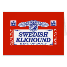 Swedish Elkhound Card