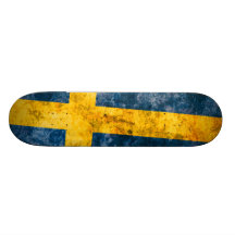 Swedish Flag Skate Deck