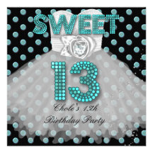 Thirteenth Birthday Party Ideas on Girls 13th Birthday Party Gifts  Posters  Cards  And Other Gift Ideas