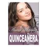 Sweet 15 Quinceañera Photo Birthday Party Personalized Invite