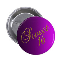 Sweet 16 Club Button purple