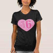 Sweet 16 (Heart) T-shirt