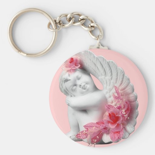 Sweet Baby Angel Customisable Keychain