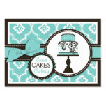 Sweet Cake Business Card Turq