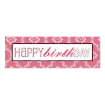 Sweet Cake Skinny Gift Tag Business Card Templates