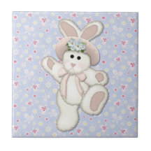 Sweet Country - Girl Bunny Tiles
