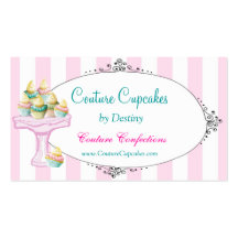 Sweet Destiny Cupcakes Business Card