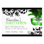 Sweet Fifteen Masquerade Invitation