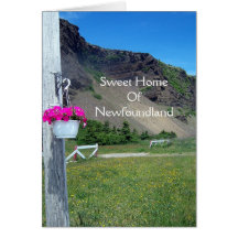 Sweet Home Of Newfoundland Greeting Card
