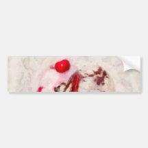 Sweet - Ice Cream - Ice cream sundae Bumper Stickers