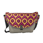 Sweet Mod Retro Floral Abstract Messenger Bag